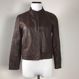 Theory NWOT Leather 3/4 Sleeve Jacket_Cute!!!